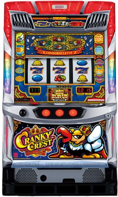 クランキークレスト スロット筐体の正面画像